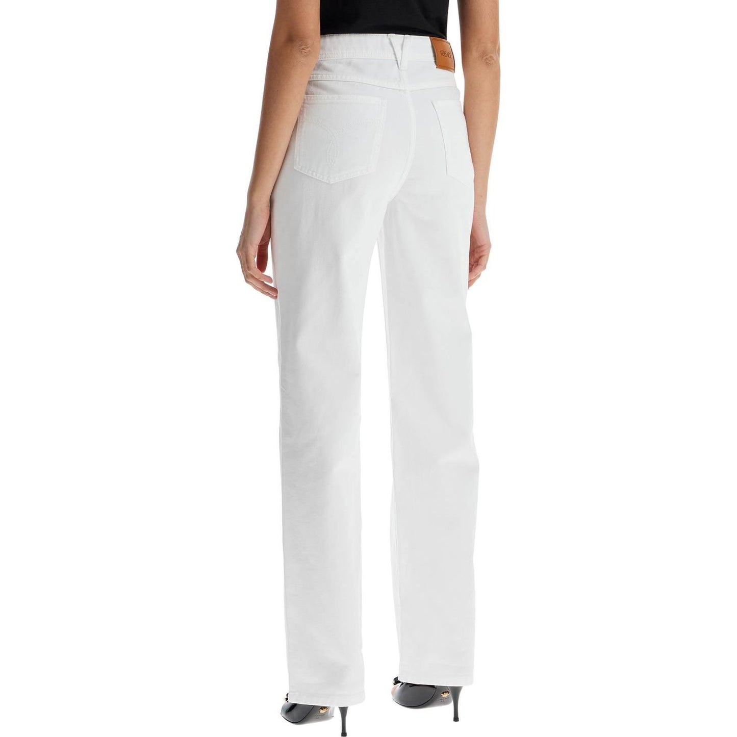 Versace medusa '95 straight leg jeans Jeans Versace Light Gray