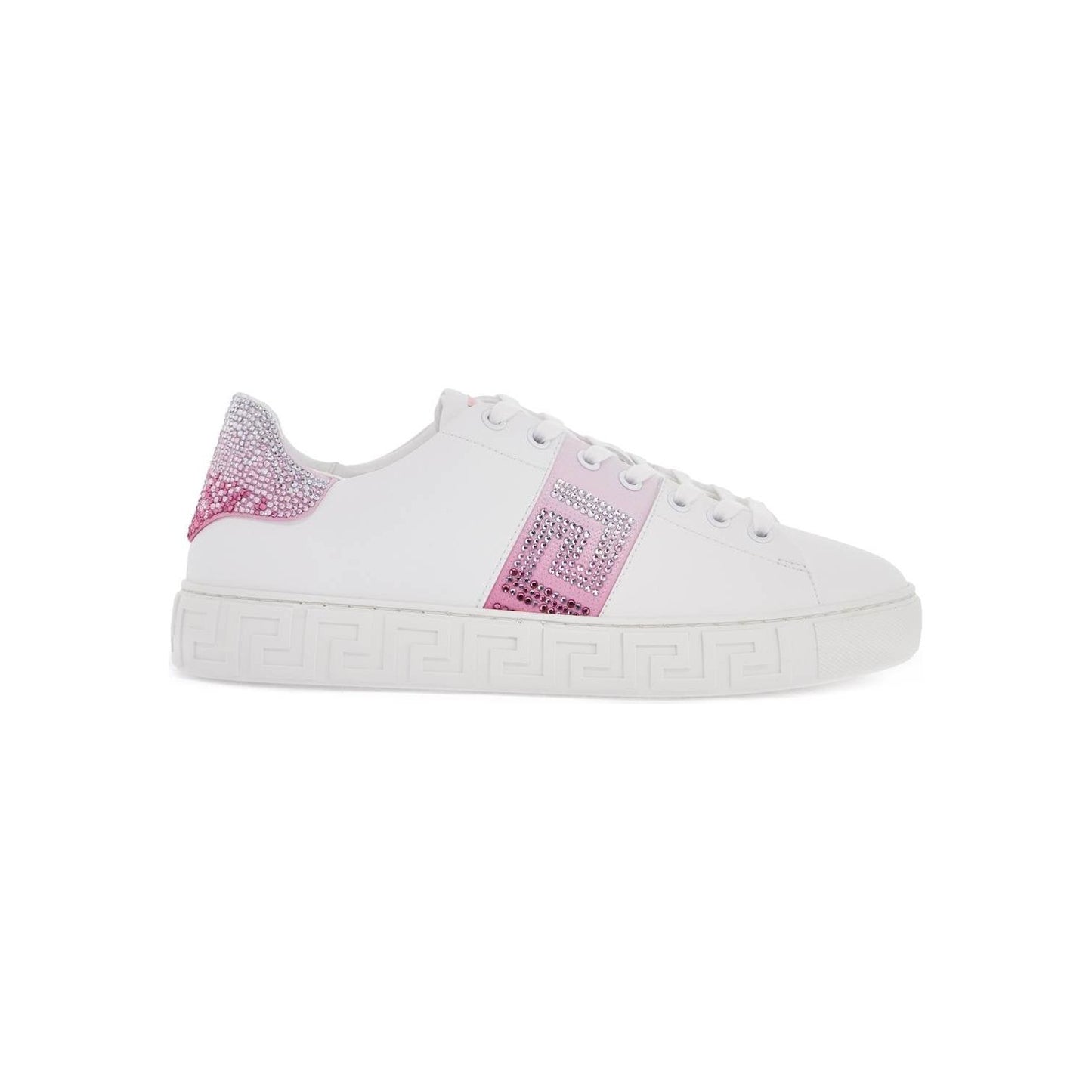 Versace 'greca crystal sneakers Sneakers Versace Light Gray
