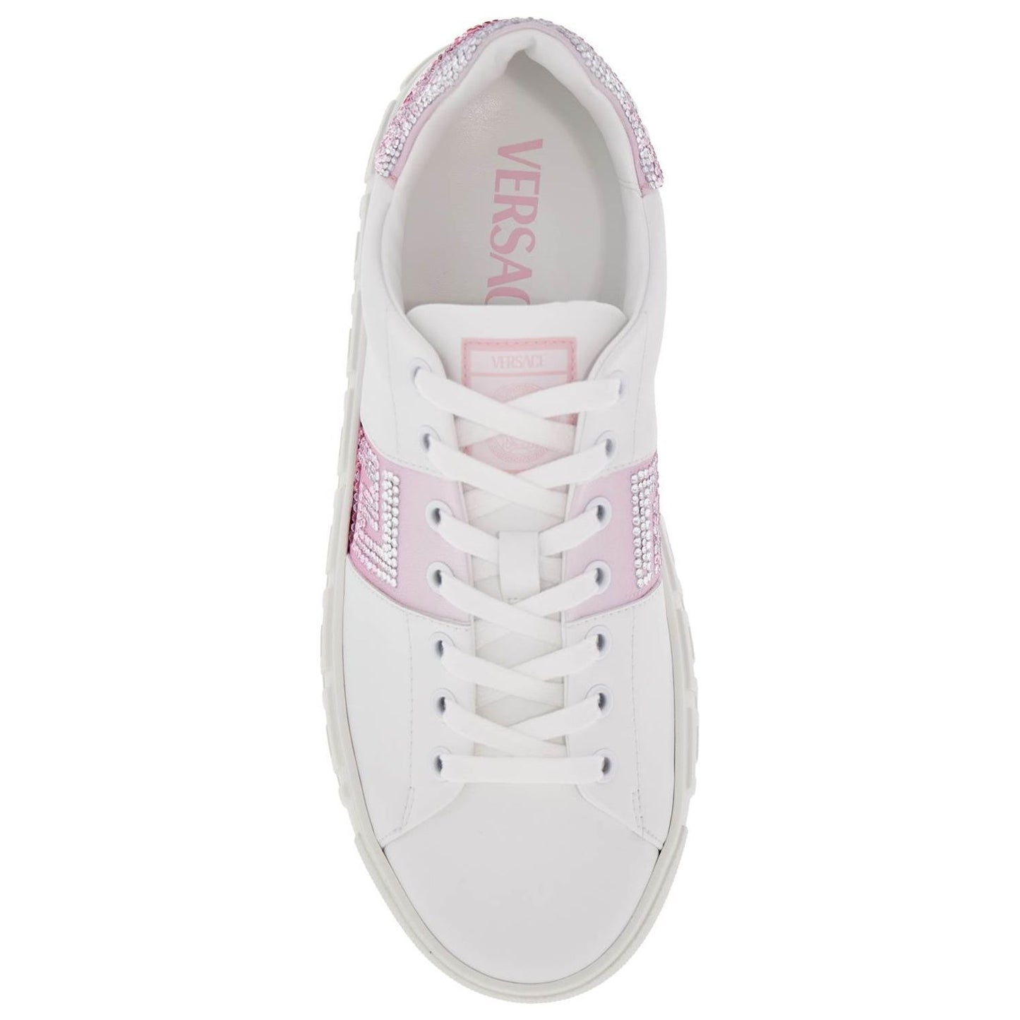 Versace 'greca crystal sneakers Sneakers Versace Light Gray