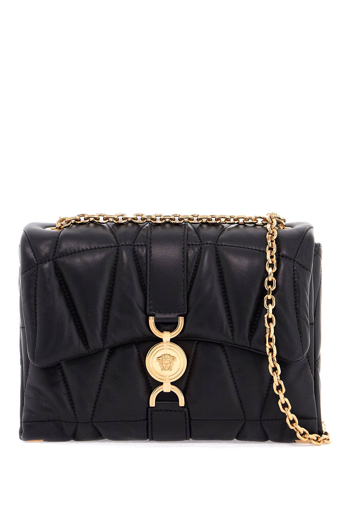 Versace quilted shoulder bag kleio Handbag Versace Dark Slate Gray