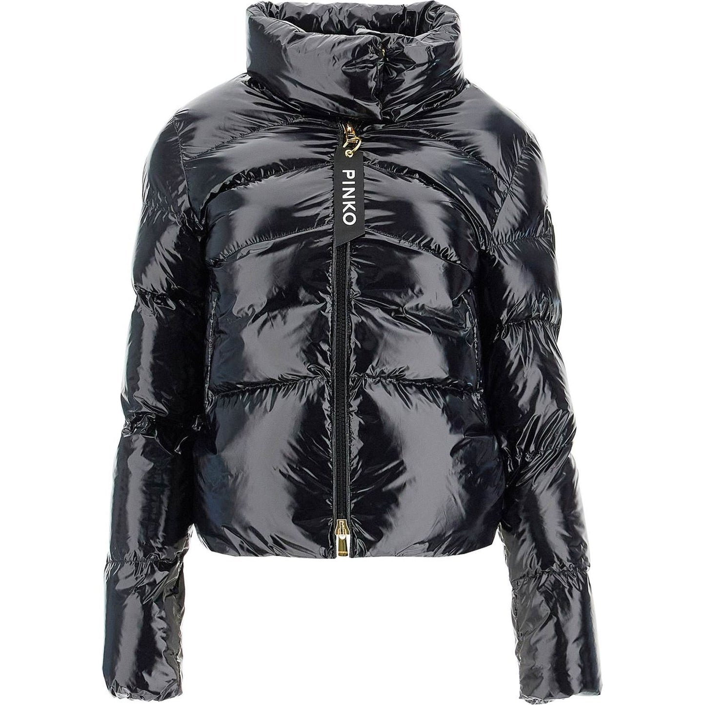 Pinko "crystal nylon down jacket" Jackets Pinko Dark Slate Gray