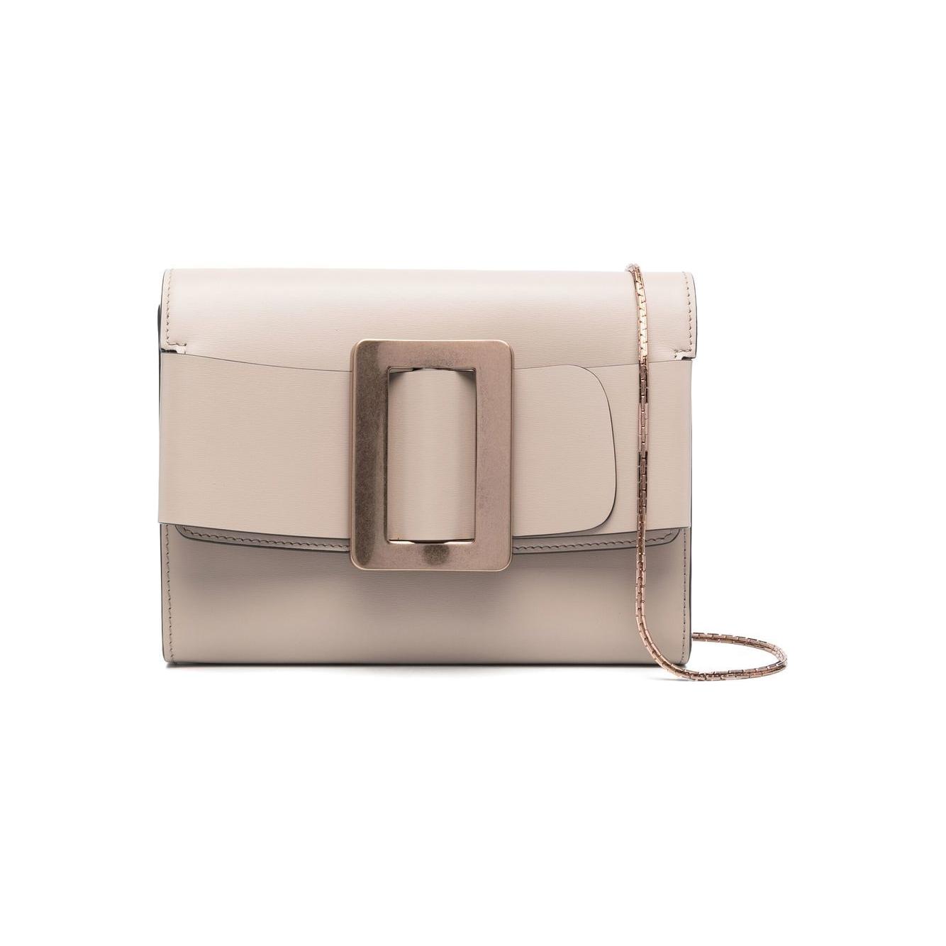 Boyy Buckle detail Clutch Bag in Dove Grey Shoulder Boyy Gray