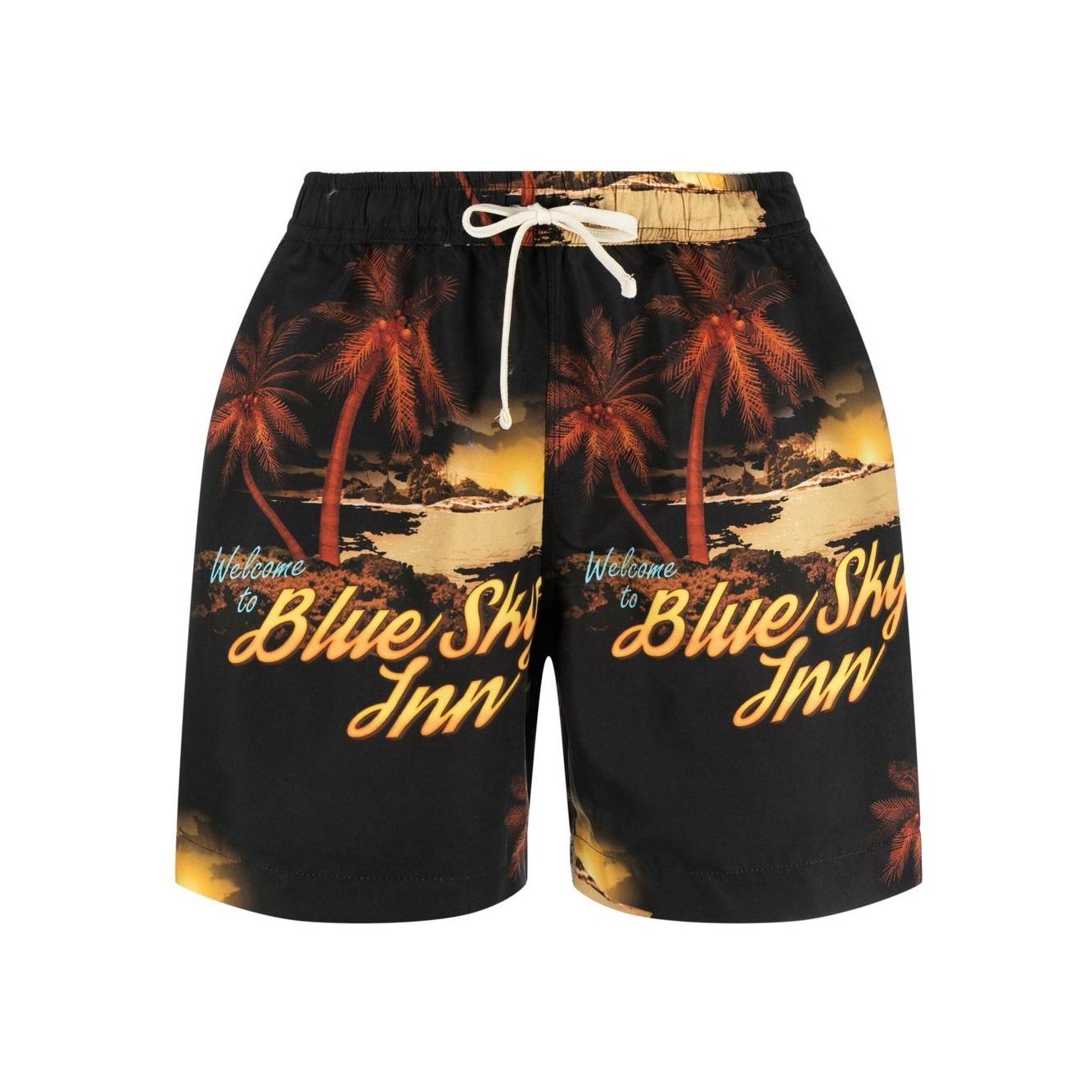BLUE SKY INN Sea clothing Green Beachwear & underwear Blue Sky Inn Black