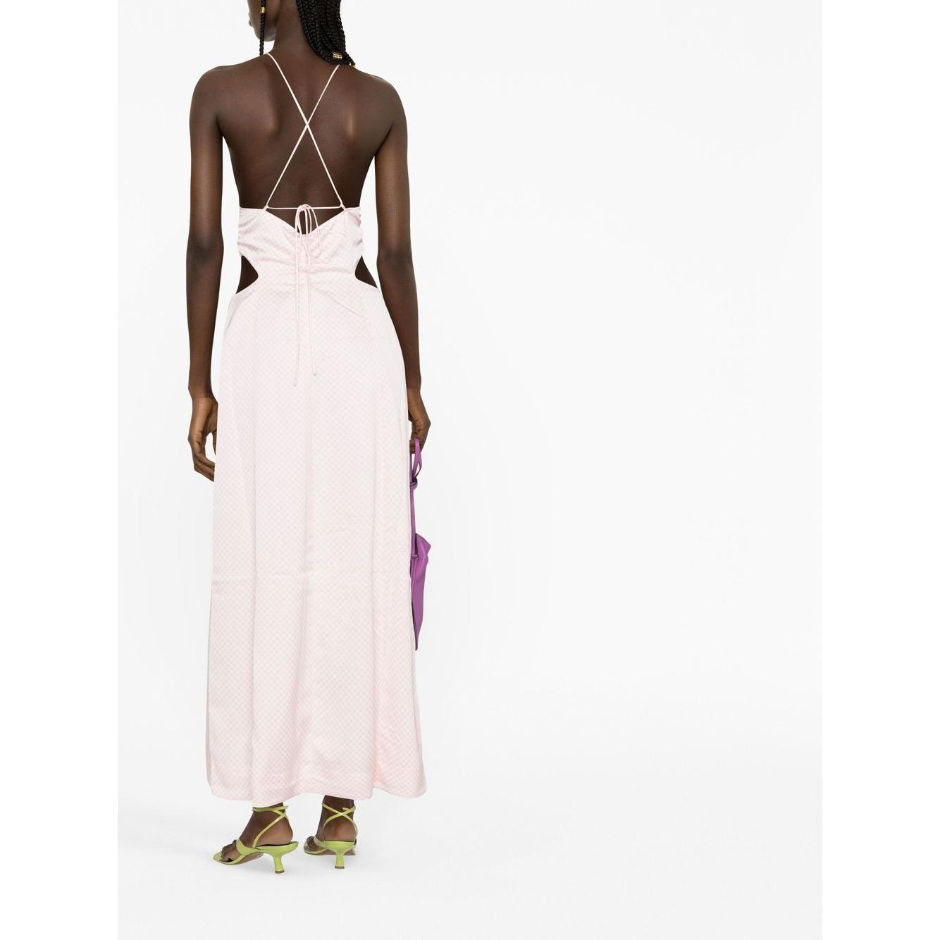 GANNI Dresses Lilac Dresses Ganni White Smoke