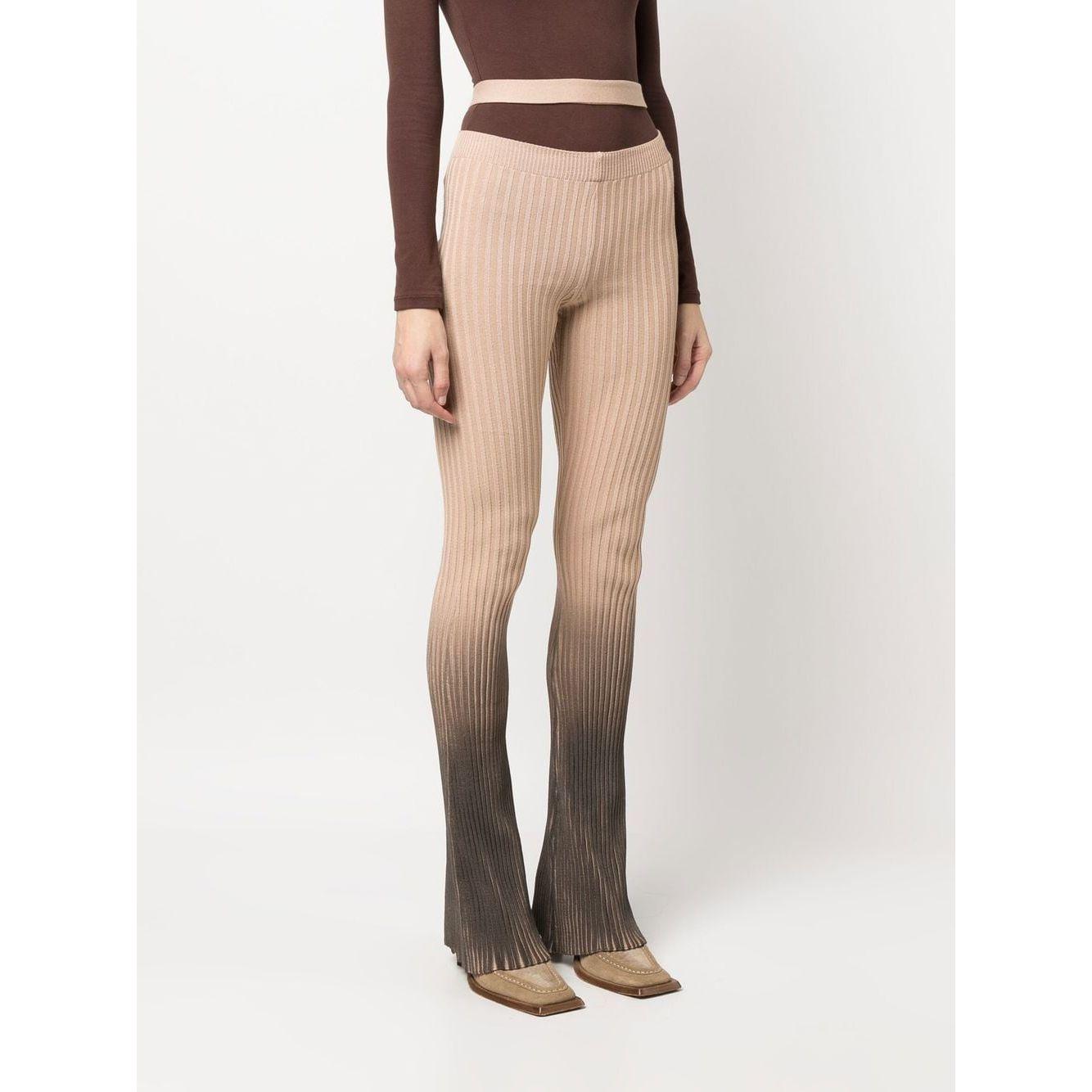 Andrea Adamo Trousers Brown Trousers Andrea Adamo Antique White