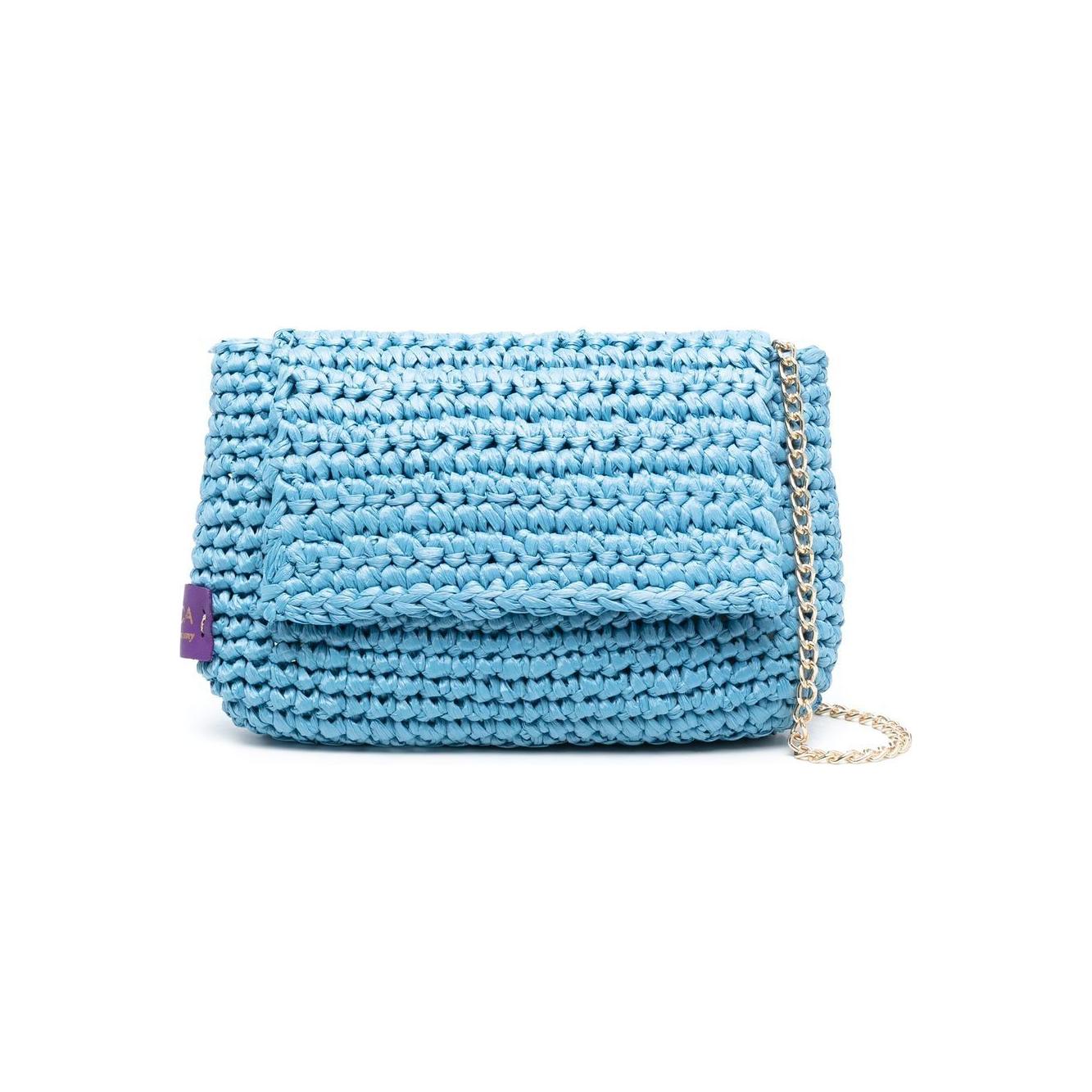 Chica straw shoulder bag