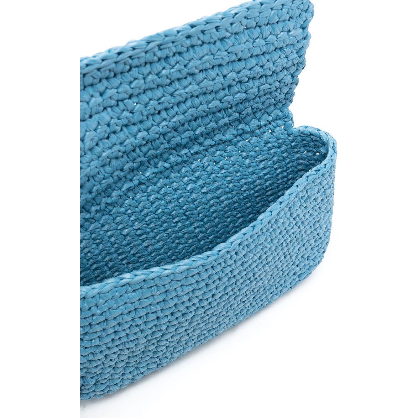 Chica straw shoulder bag