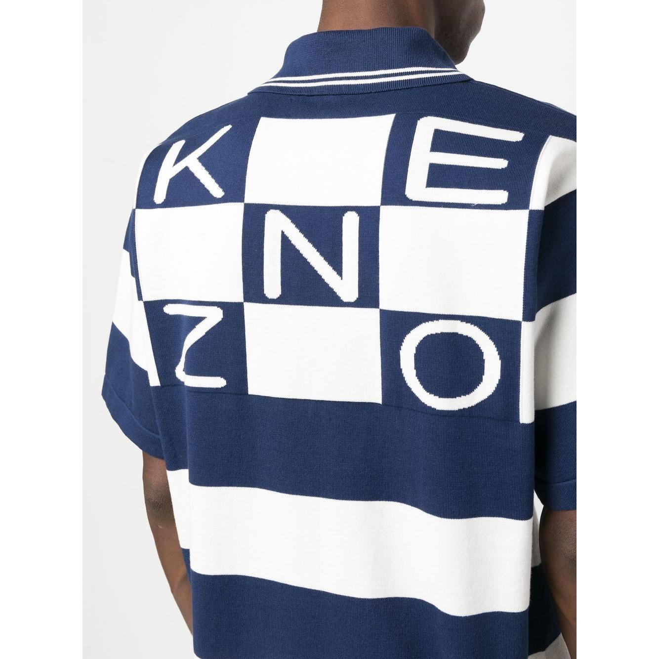 Kenzo T-shirts and Polos Blue Topwear Kenzo White Smoke
