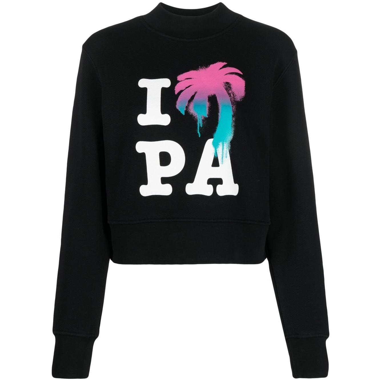 Palm Angels Sweaters Black Topwear Palm Angels Black