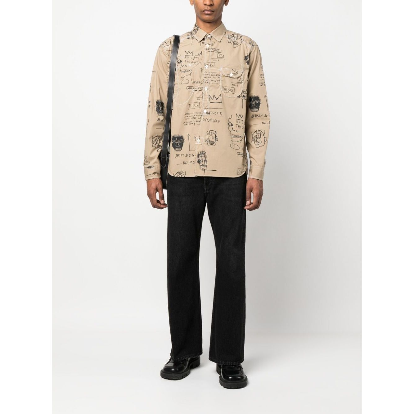 Junya Watanabe Shirts Beige Shirts Junya Watanabe Antique White