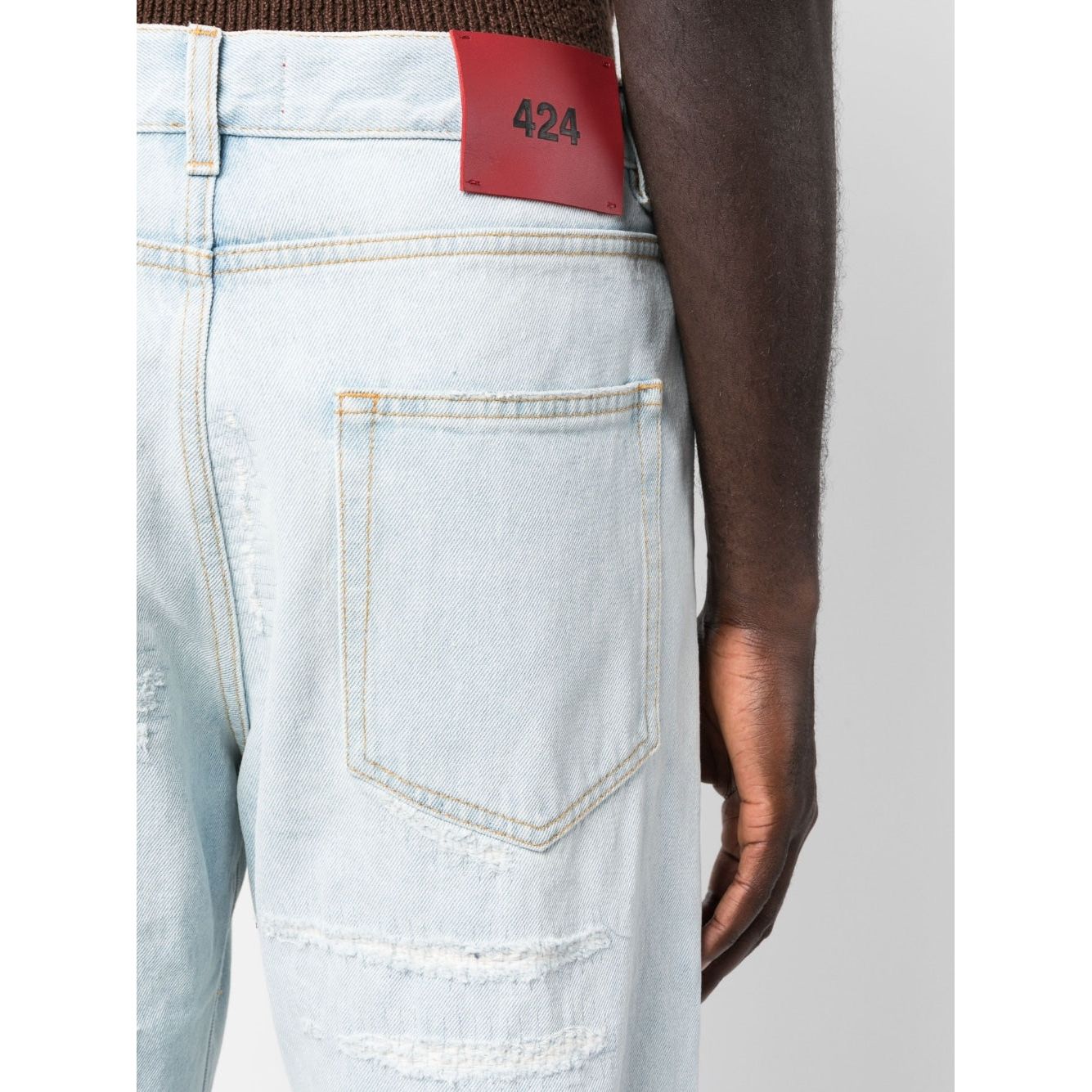 424 Jeans Clear Blue Jeans 424 Light Gray