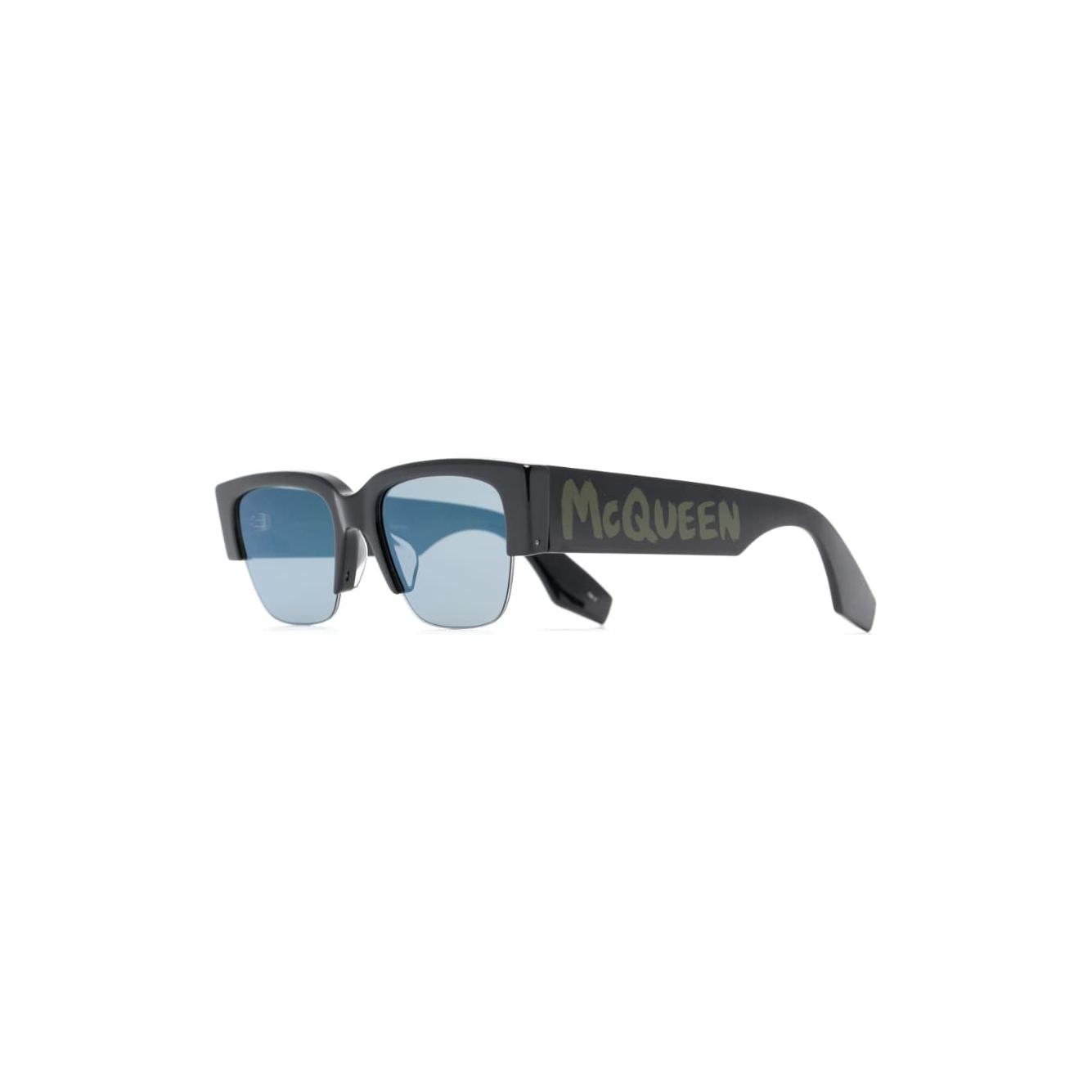 Alexander McQueen Sunglasses Black Sunglasses Alexander Mcqueen Dark Slate Gray