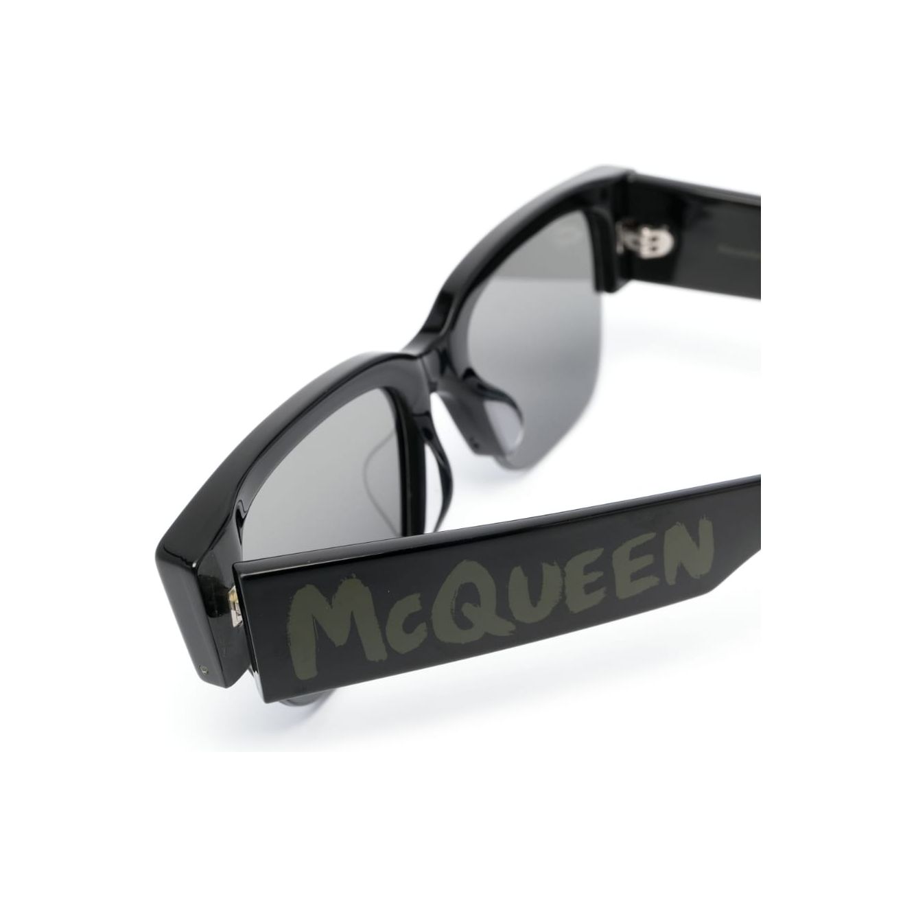 Alexander McQueen Sunglasses Black Sunglasses Alexander Mcqueen Dark Slate Gray