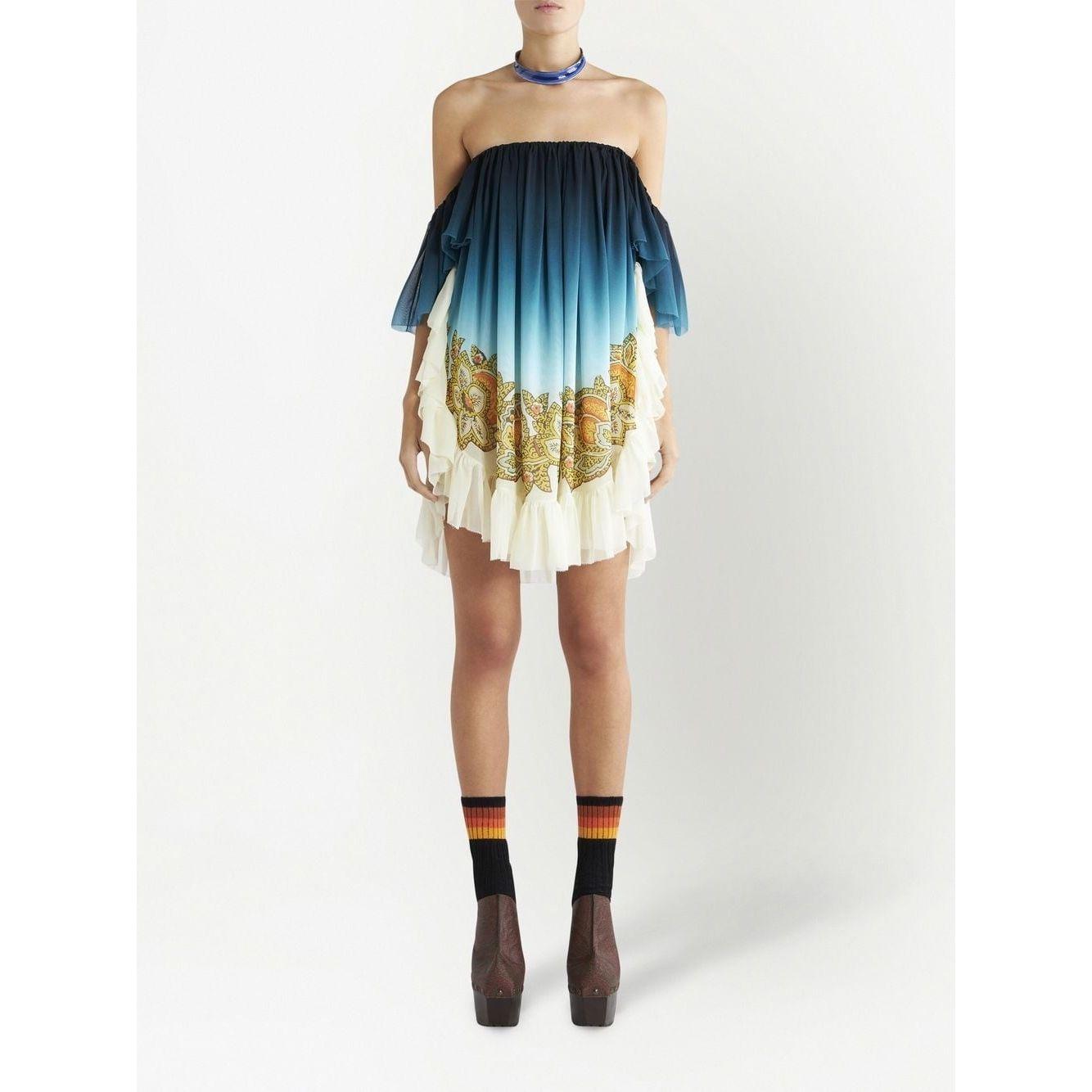 Etro Dresses Blue Dresses Etro Beige