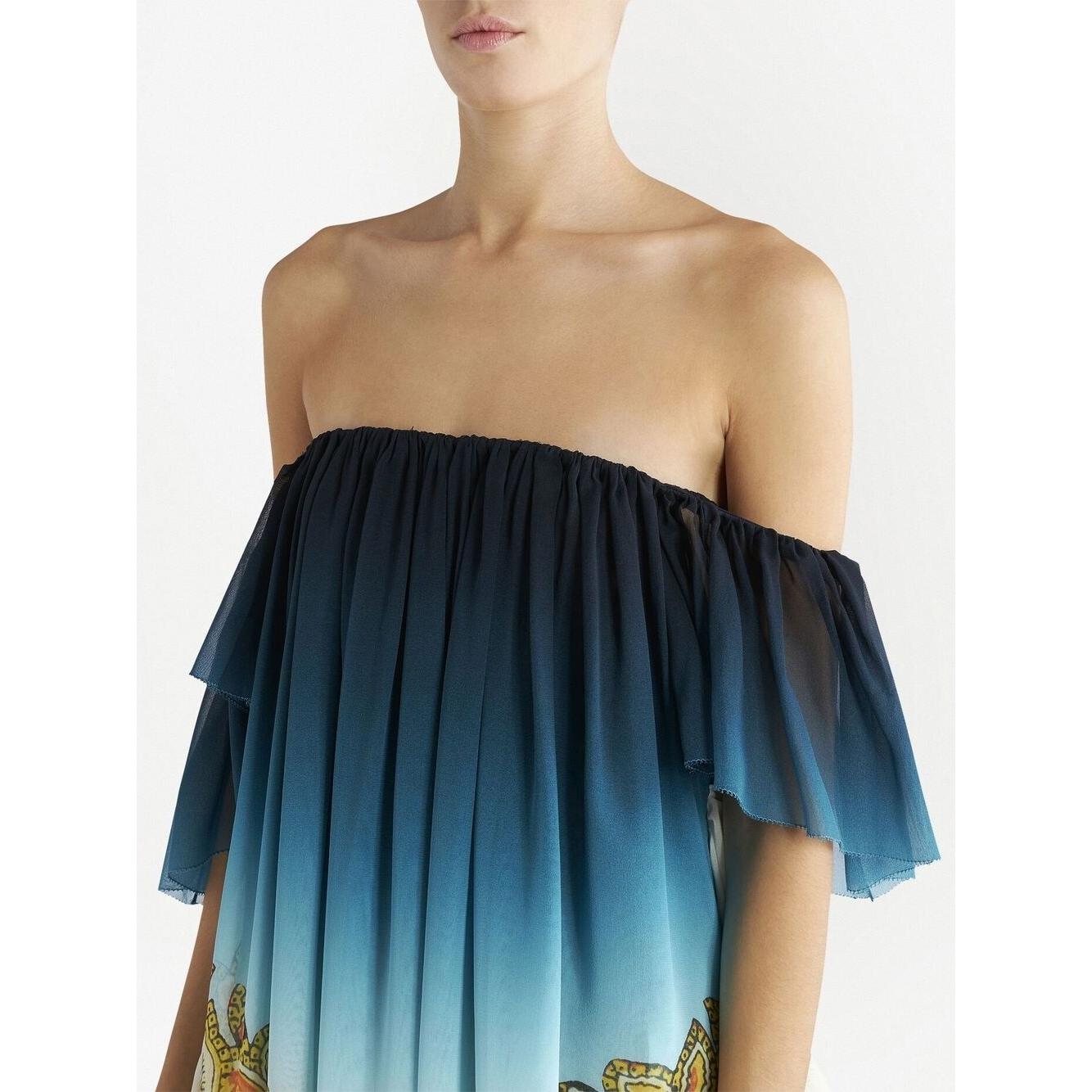 Etro Dresses Blue Dresses Etro Light Gray