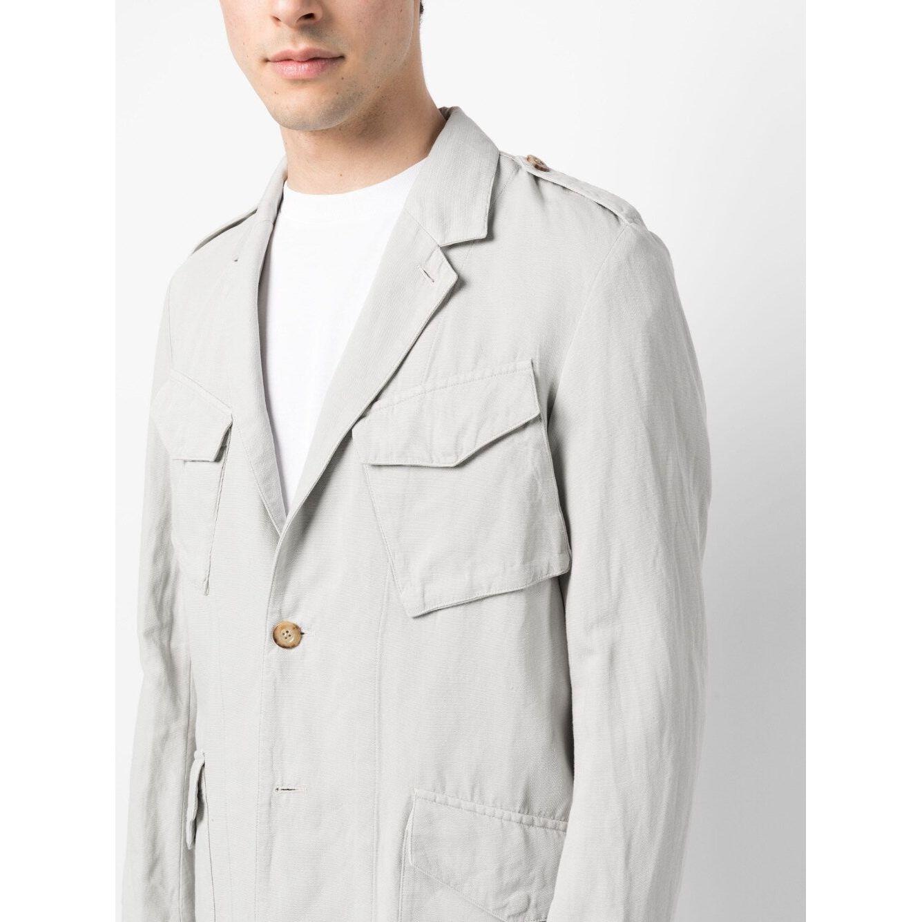 Boglioli Jackets White Jackets Boglioli Light Gray