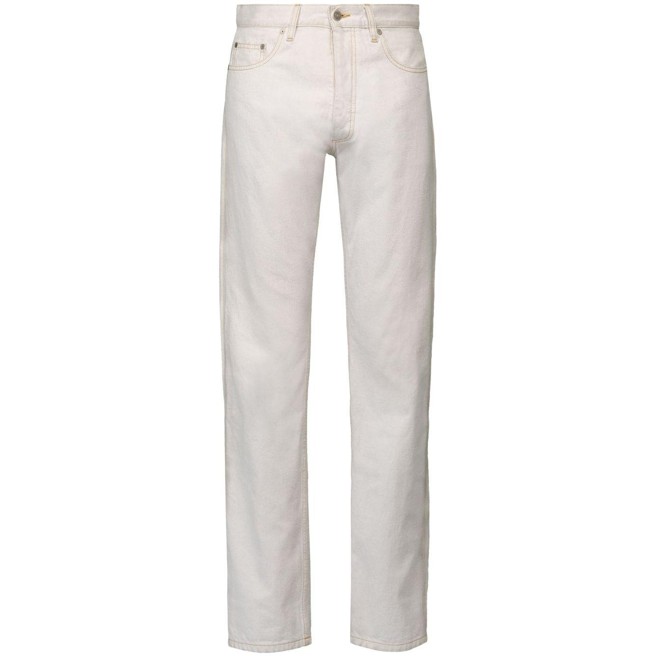 Maison Margiela Jeans White Jeans Maison Margiela Light Gray
