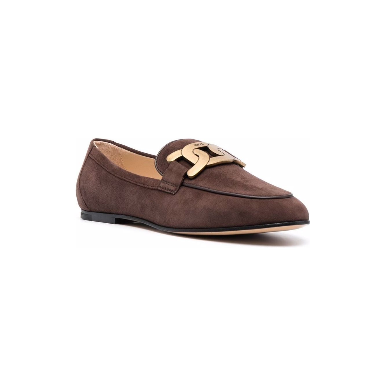Tod's Flat shoes Brown Moccasins Tod'S Dark Olive Green