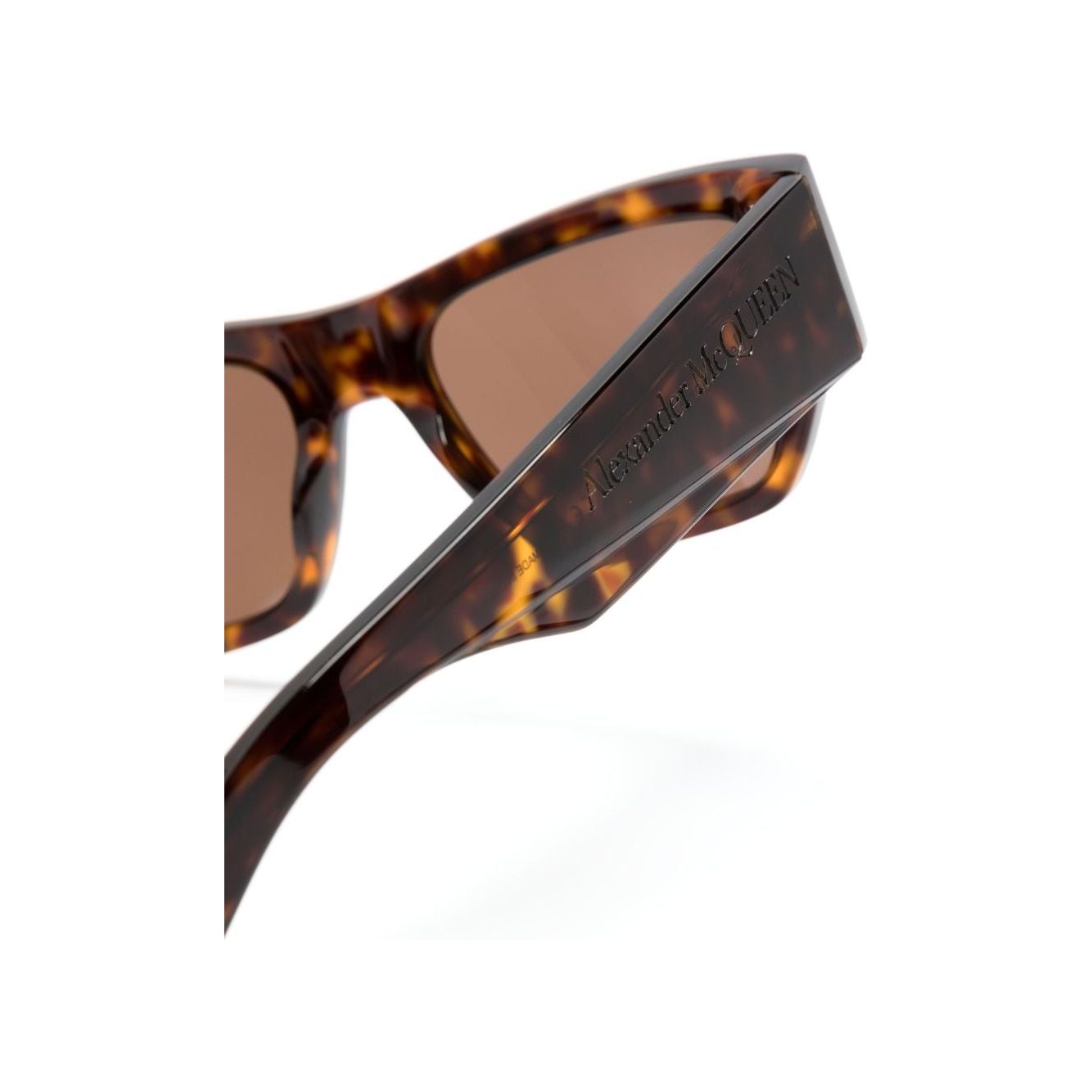 Alexander McQueen Sunglasses Brown Sunglasses Alexander Mcqueen Dark Slate Gray
