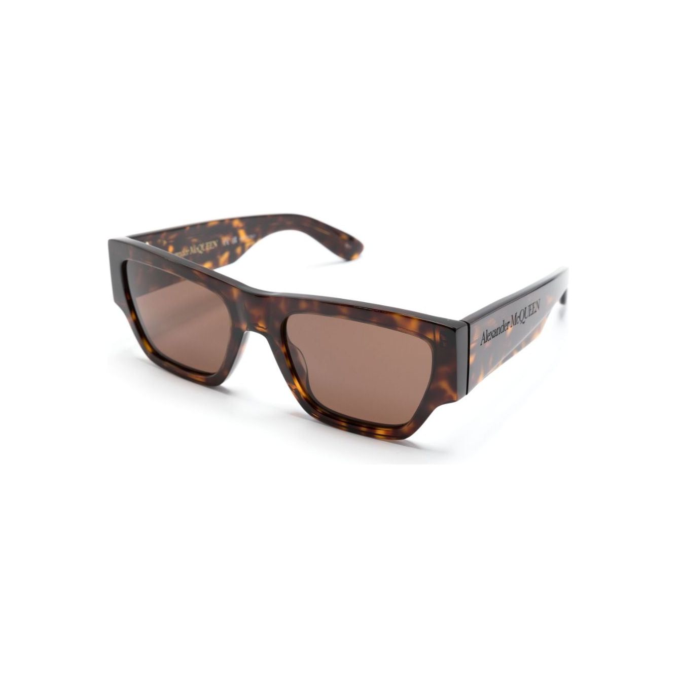 Alexander McQueen Sunglasses Brown Sunglasses Alexander Mcqueen Dim Gray