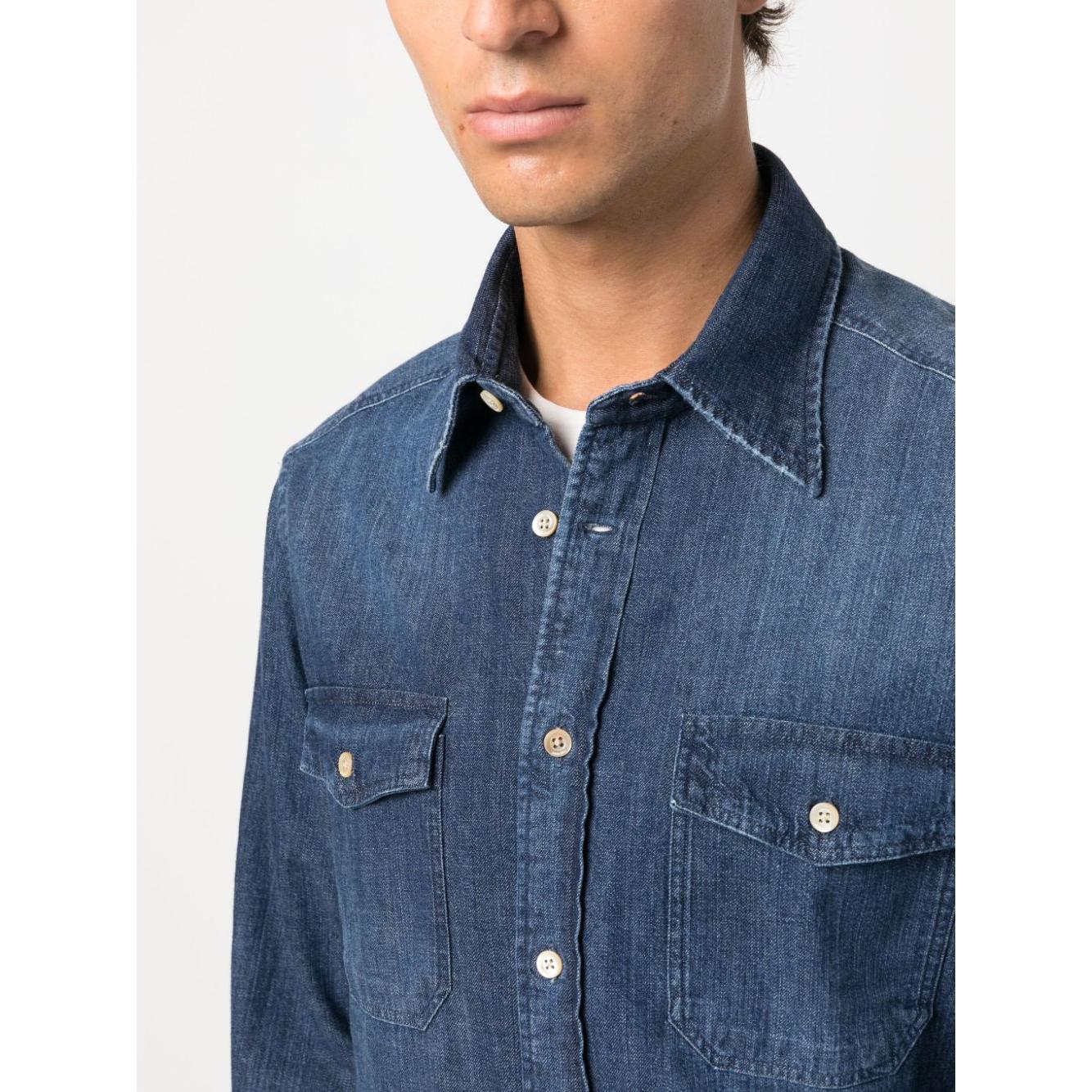 Boglioli Shirts Denim Shirts Boglioli Dark Slate Gray