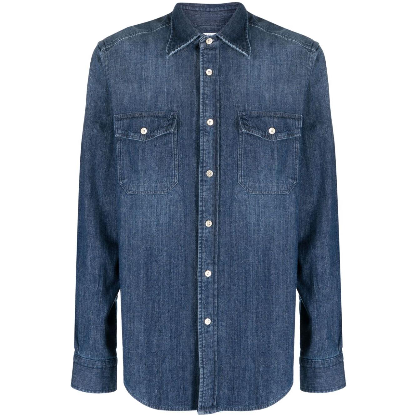Boglioli Shirts Denim Shirts Boglioli Dark Slate Gray