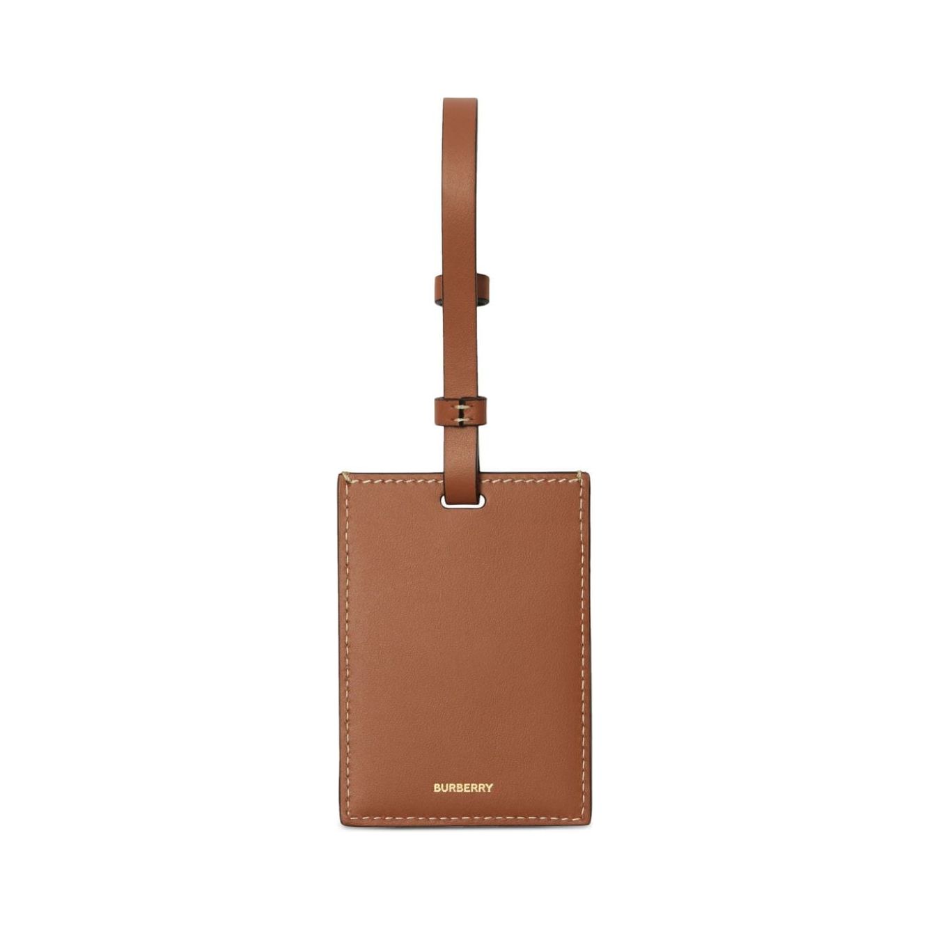 Burberry checkered luggage tag