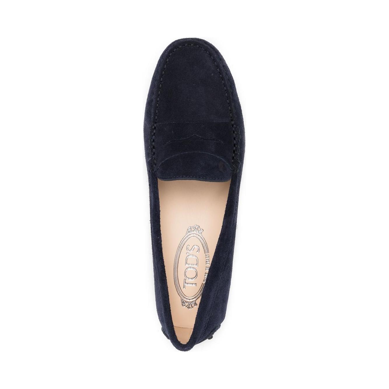 Tod's Flat shoes Blue Moccasins Tod'S Dark Slate Gray
