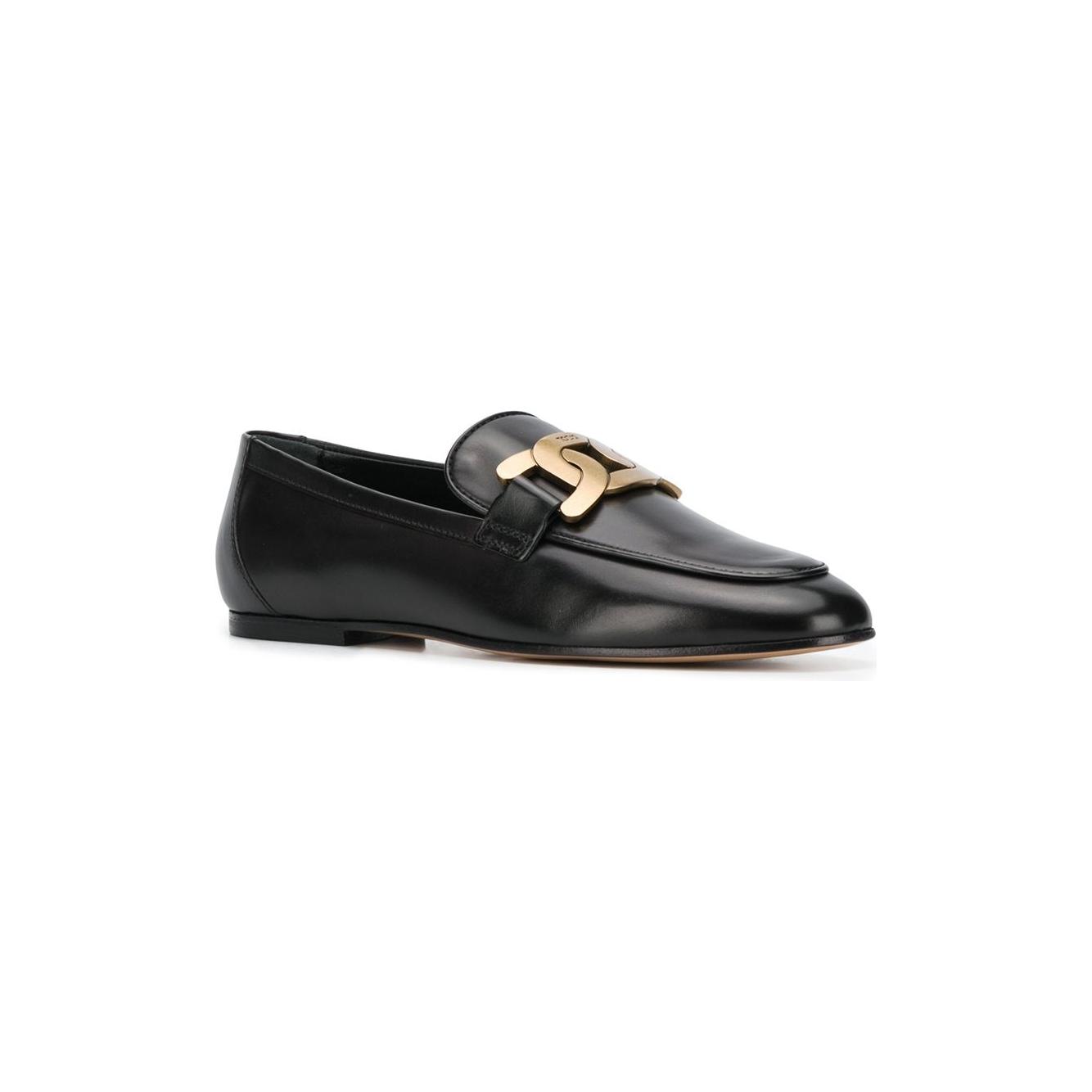 Tod's Flat shoes Black Moccasins Tod'S Dark Slate Gray