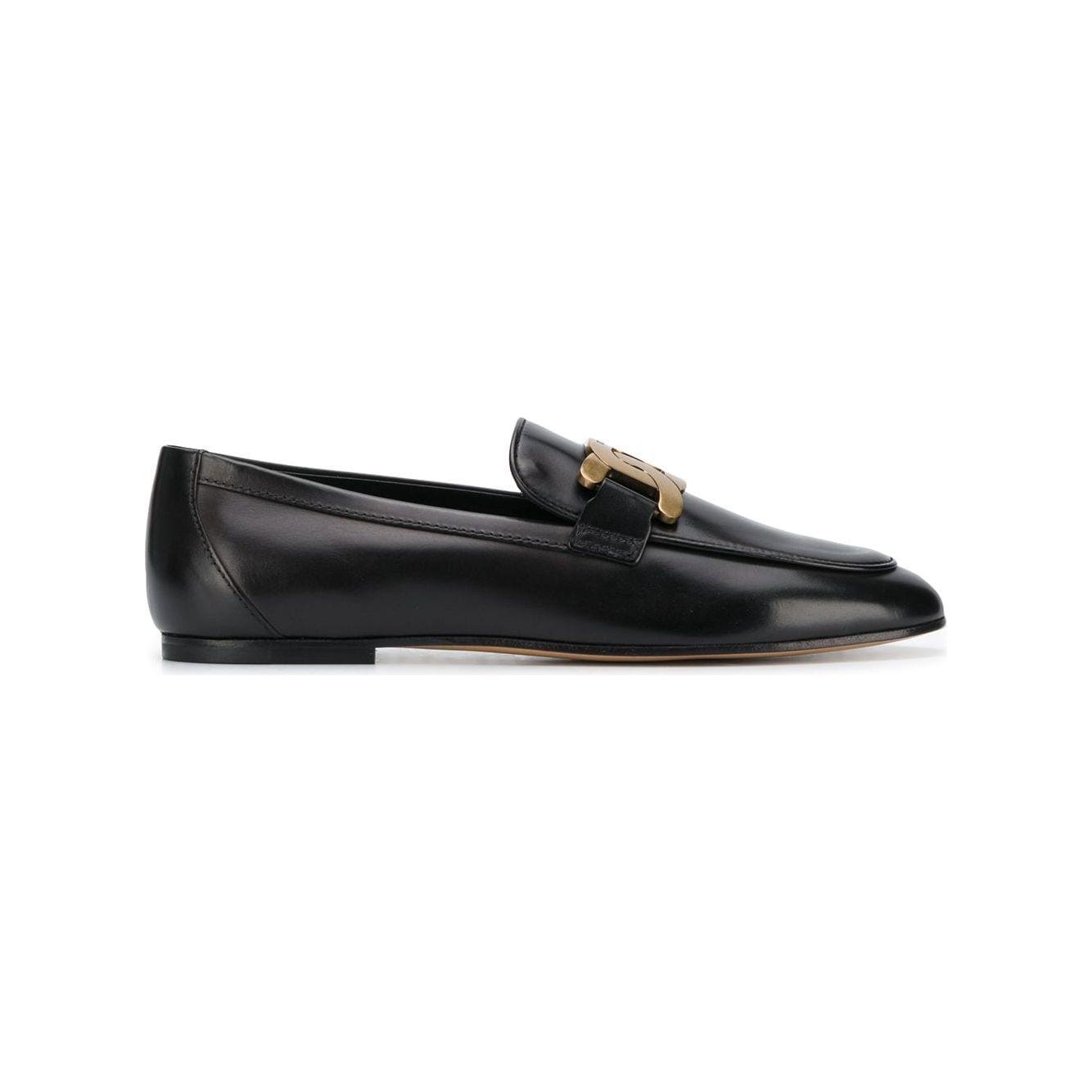 Tod's Flat shoes Black Moccasins Tod'S Dark Slate Gray