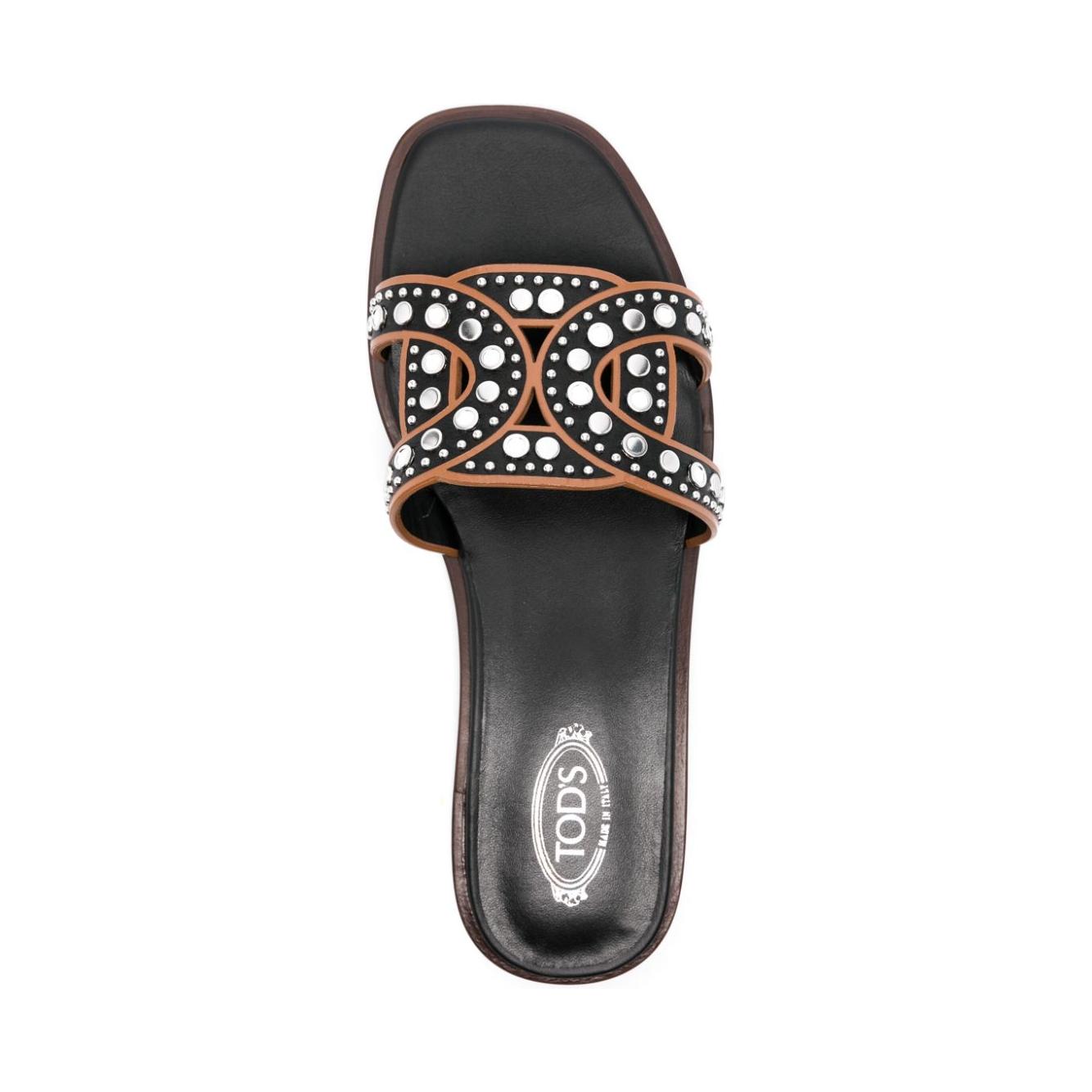 Tod's Sandals Black Sandals Tod'S Dark Slate Gray