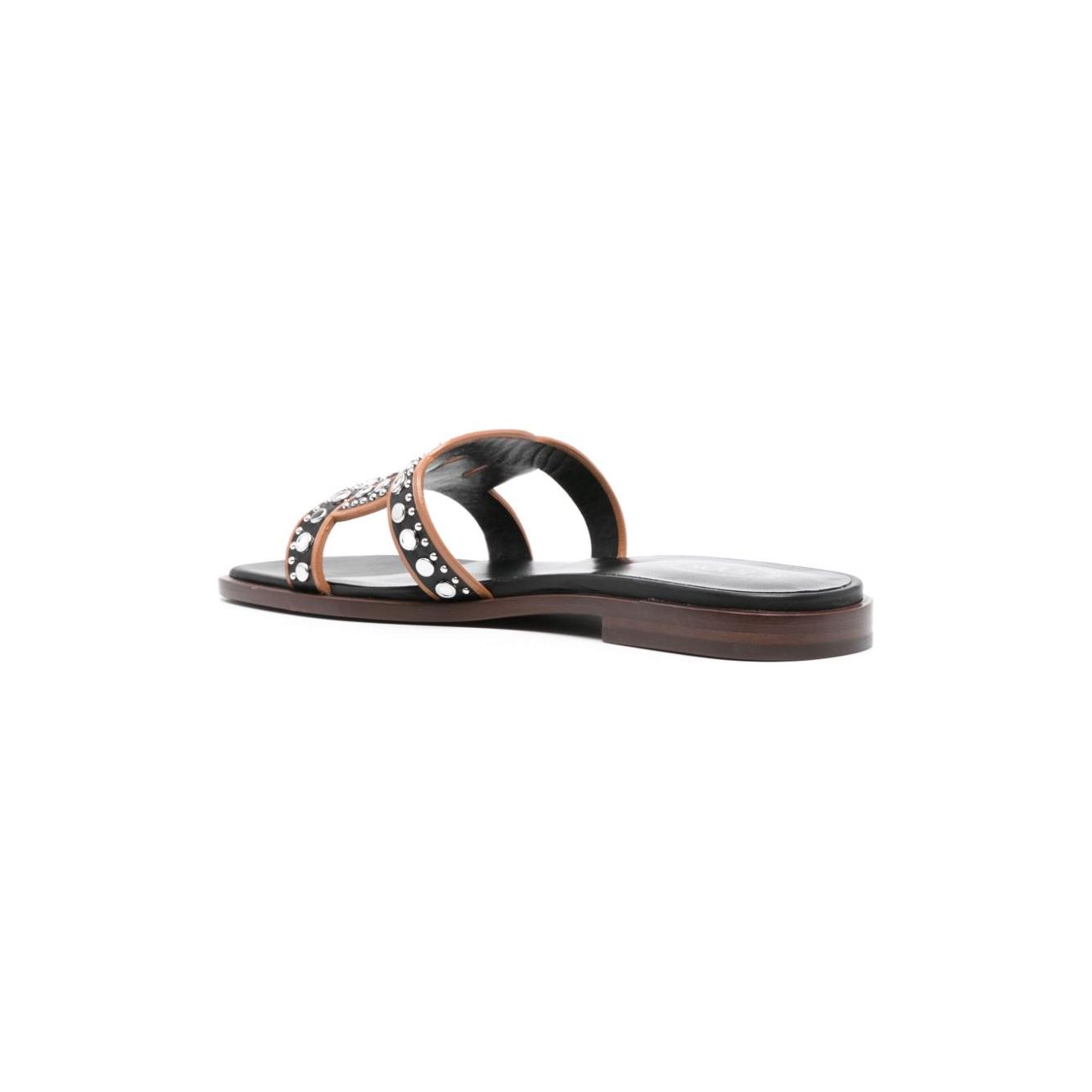 Tod's Sandals Black Sandals Tod'S Dark Slate Gray