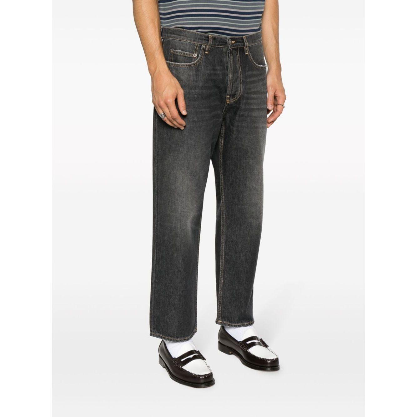 Golden Goose Jeans Black Jeans Golden Goose White Smoke