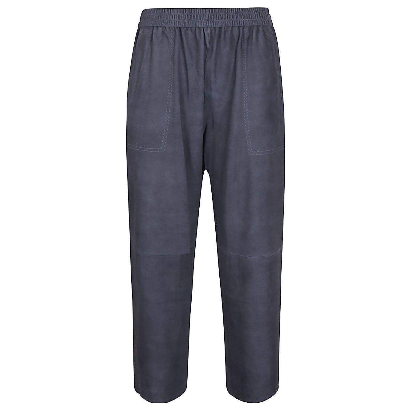 Via Masini 80 Trousers Clear Blue Trousers Via Masini 80 Dark Slate Gray