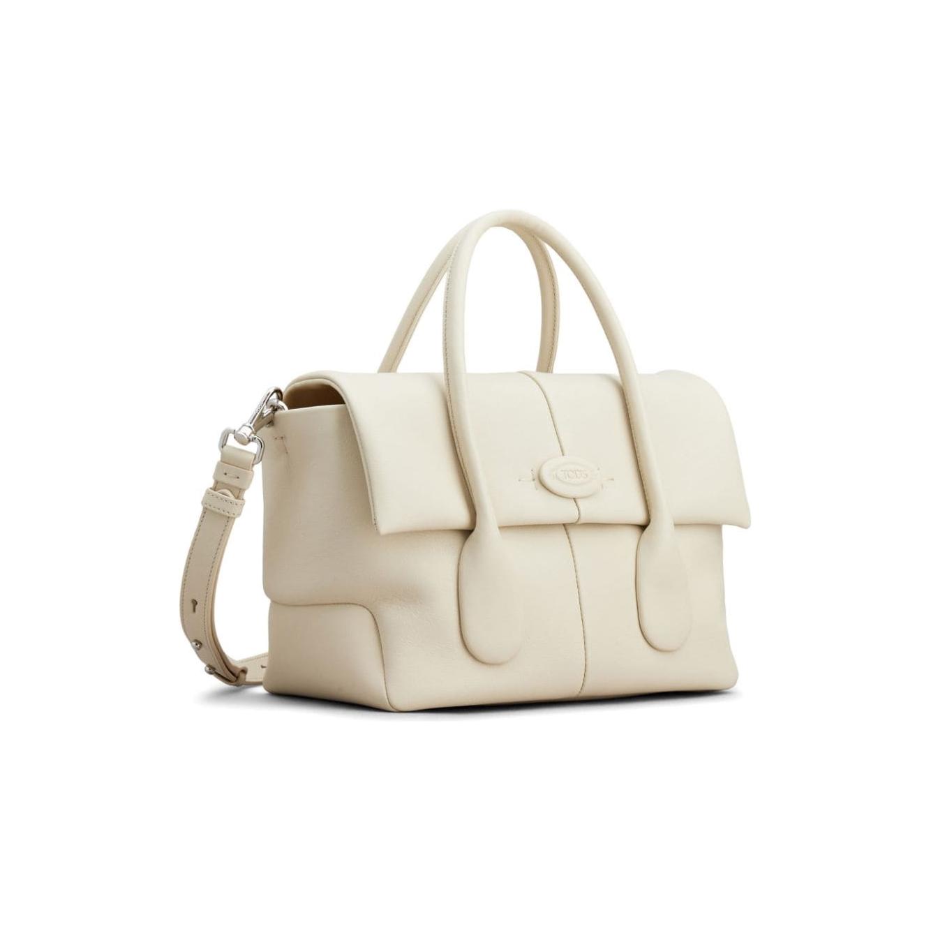 Tod's Woman Tod's Di Bag Reverse Bag White Shopper Tod'S Light Gray