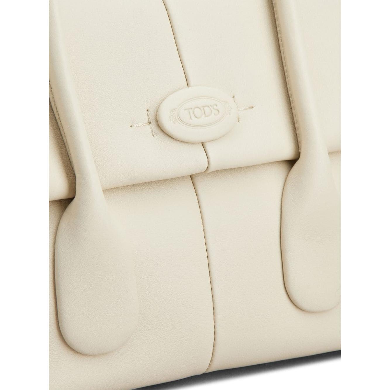 Tod's Woman Tod's Di Bag Reverse Bag White Shopper Tod'S Light Gray