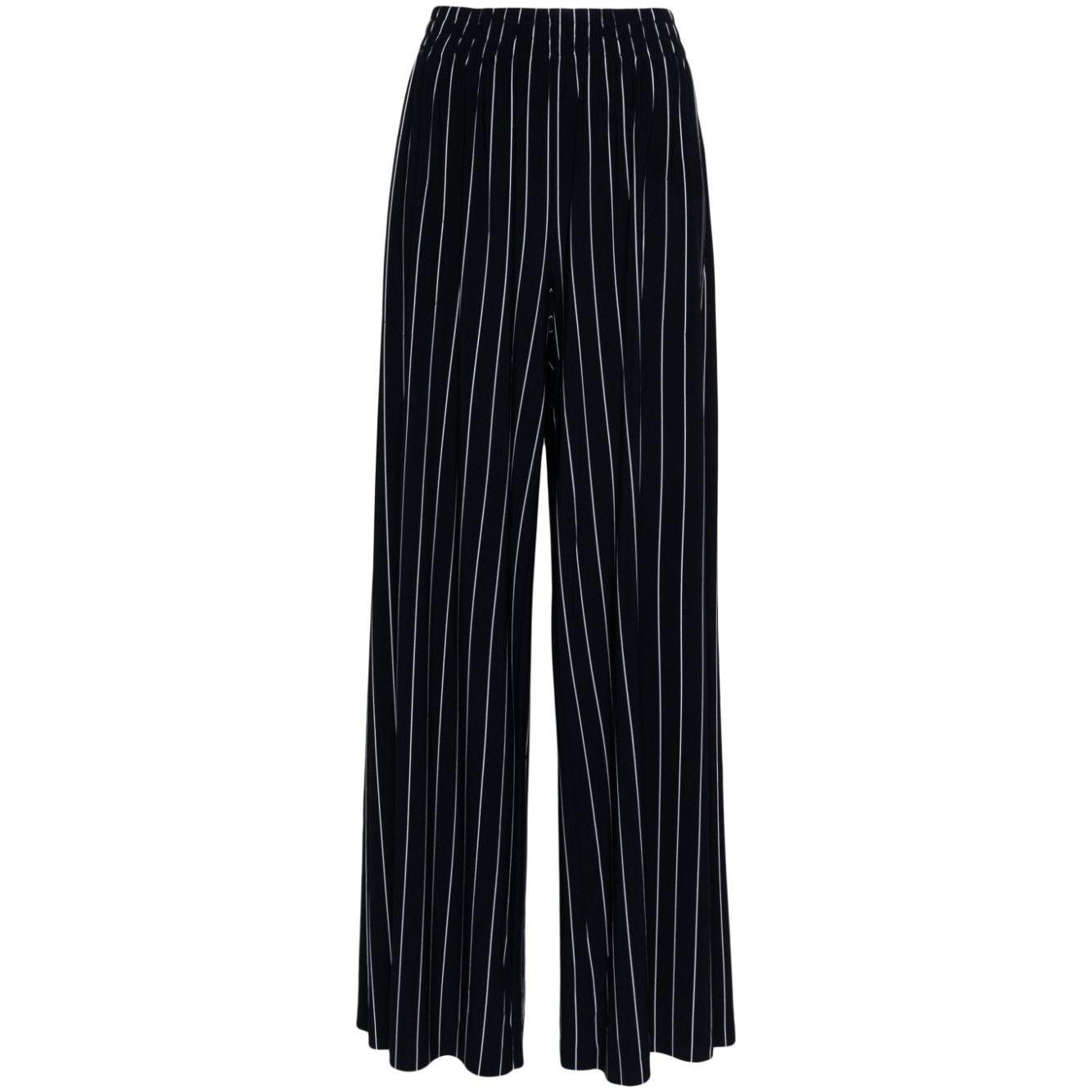 Norma Kamali Trousers Blue Trousers Norma Kamali Black
