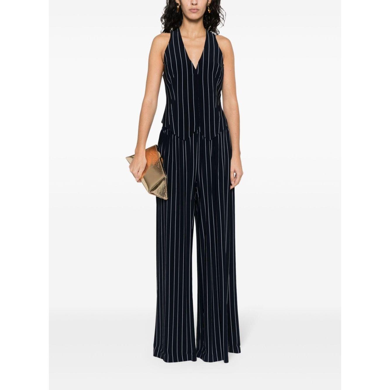 Norma Kamali Trousers Blue Trousers Norma Kamali Black