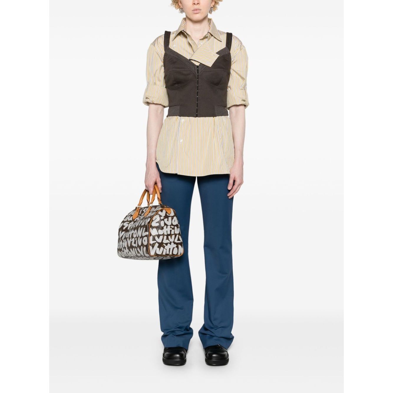 Vivienne Westwood Trousers Blue Trousers Vivienne Westwood White Smoke