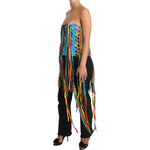 Dolce & Gabbana Multicolor Strings Bustier Polyester Corset Top TSH3405-36