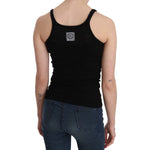 PINK MEMORIES Black Sleeveless Spaghetti Strap Blouse TSH3925-42