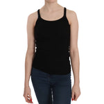 PINK MEMORIES Black Sleeveless Spaghetti Strap Blouse TSH3925-42
