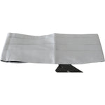 Dolce & Gabbana Elegant Silk Gray Cummerbund Dolce & Gabbana Dark Gray