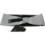 Dolce & Gabbana Elegant Silk Gray Cummerbund Dolce & Gabbana Dark Gray