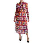 Dolce & Gabbana Purple Silk Bellezza A-Line Gown Dress DR2514-38