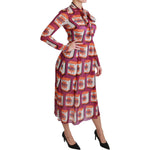 Dolce & Gabbana Purple Silk Bellezza A-Line Gown Dress DR2514-38