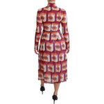 Dolce & Gabbana Purple Silk Bellezza A-Line Gown Dress DR2514-38