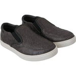 Dolce & Gabbana Elegant Gray Caiman Leather Loafers Dolce & Gabbana Dark Slate Gray