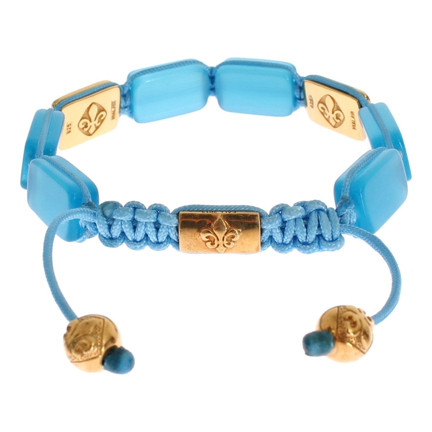 Nialaya Elegant Blue Opal & Diamond-Studded Bracelet Bracelet Nialaya Cornflower Blue