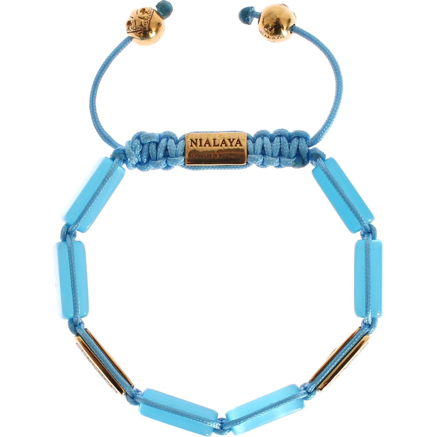 Nialaya Elegant Blue Opal & Diamond-Studded Bracelet Bracelet Nialaya Cornflower Blue